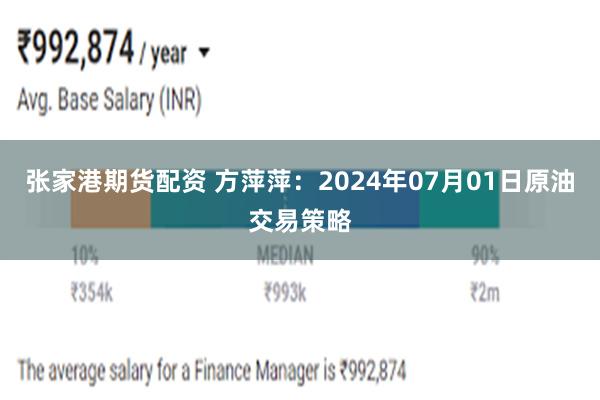 张家港期货配资 方萍萍：2024年07月01日原油交易策略