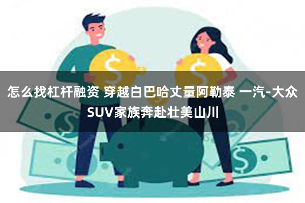 怎么找杠杆融资 穿越白巴哈丈量阿勒泰 一汽-大众SUV家族奔赴壮美山川