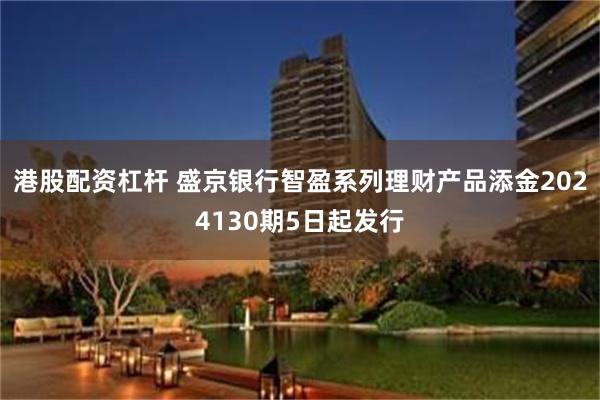 港股配资杠杆 盛京银行智盈系列理财产品添金2024130期5日起发行