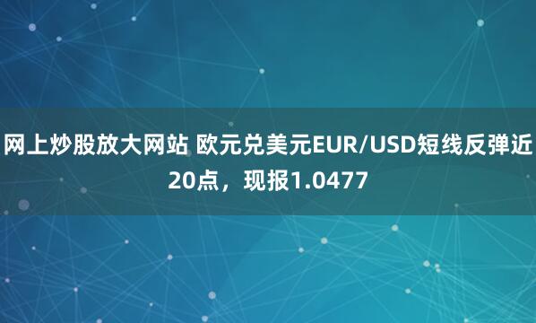 网上炒股放大网站 欧元兑美元EUR/USD短线反弹近20点，现报1.0477